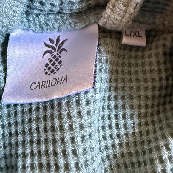 Cariloha Bamboo Waffle Knit Robe- L/XL - Picture 5 of 5